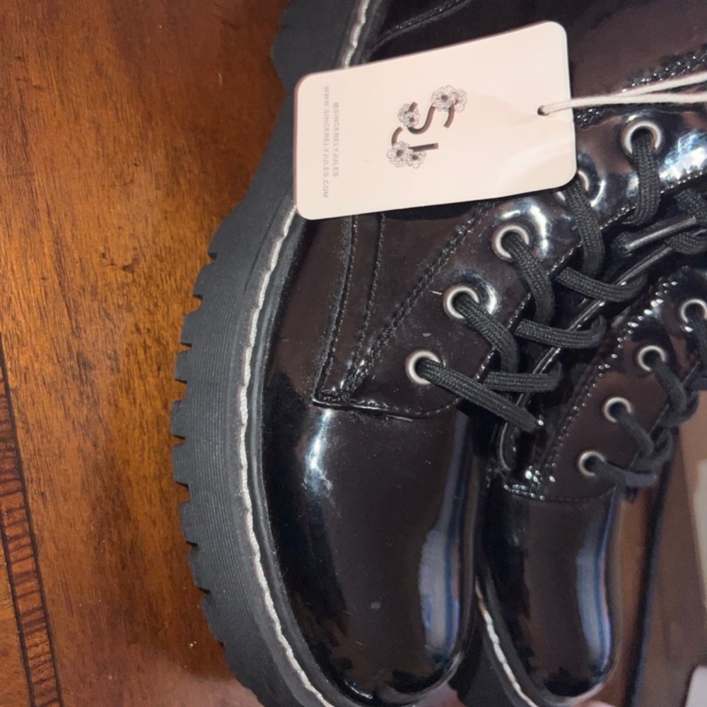 Patent Leather Boots